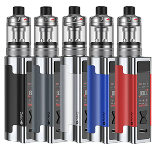 Five Zelos 3 devices in different colours.