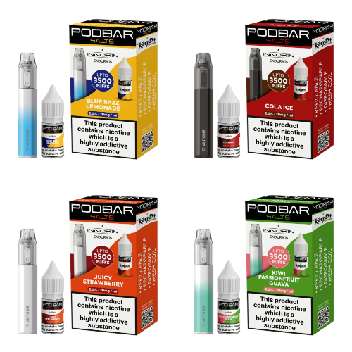 INNOKIN - ENDURA S1 - KIT & PODBAR - SALTS